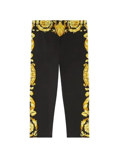 Versace Baroque-print Trousers In Multi