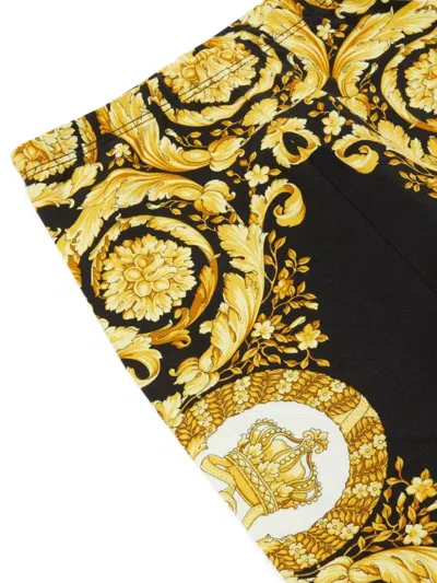 Versace Baroque-print Trousers In Multi