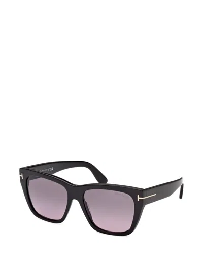 Tom Ford Flynn 55mm Gradient Butterfly Sunglasses In Black