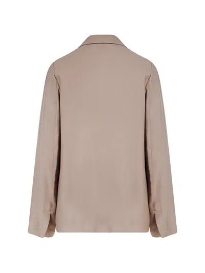 Alysi Double-breasted Shawl-lapel Blazer In Pattern