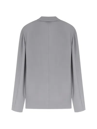 Alysi Single-button Lapel Blazer In Blue