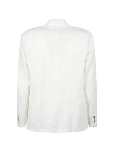Altea Button Single-breasted Blazer In White