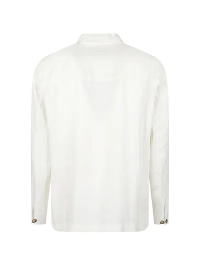 Altea Button-up Overshirt In Neutral