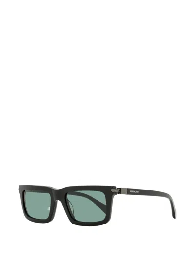 Ferragamo Eyewear Rectangular-frame Sunglasses In Black