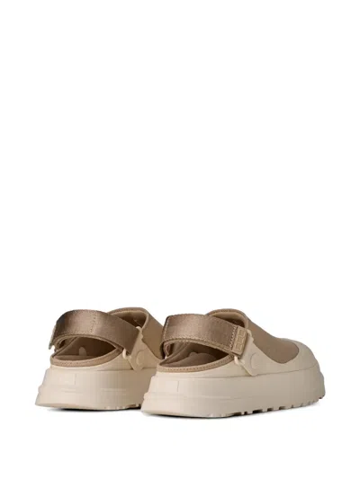 Ugg Goldenglow Slingback Flat Mules In Brown