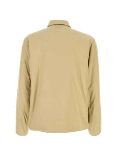 Herno Button Fastening Padded Jacket In Neutral
