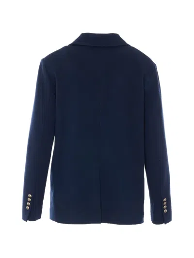 Circolo 1901 Single-breasted Button Jacket In Blue