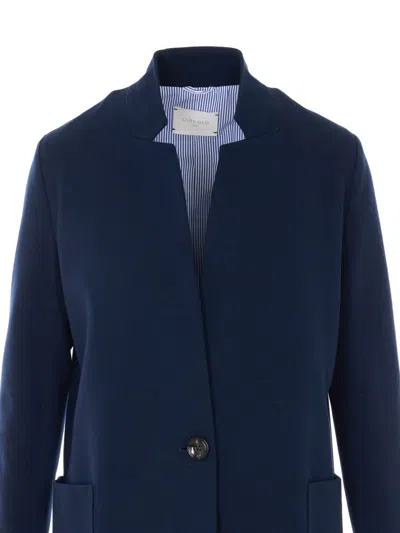 Circolo 1901 Blue Single Breasted Button Closure In Blue