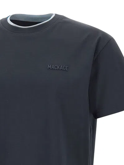 Mackage Logo T-shirt In Blue