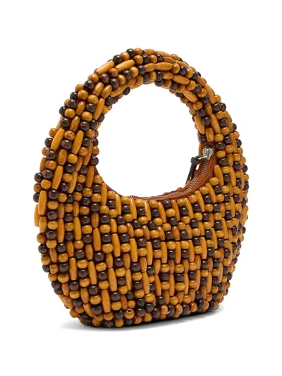 Staud Reef Beaded Top Handle Bag In Multi