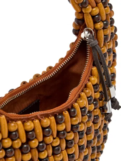 Staud Reef Beaded Top Handle Bag In Multi