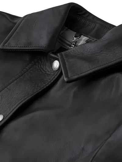 Belstaff Buttoned Jacket In Black