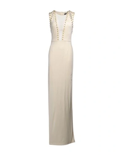 Just Cavalli Long Dress In Beige