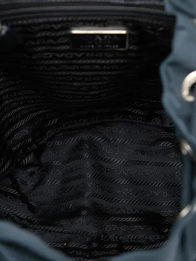 Pre-owned Prada 2000-2013 Tessuto Backpack In Blue