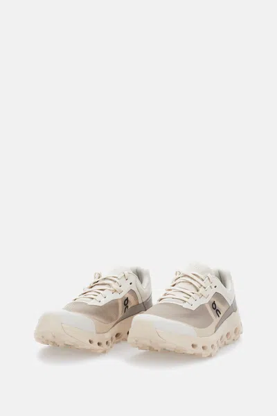 On Running Breathable Cream Dessert Sneakers With Missigrip Sole In Multi