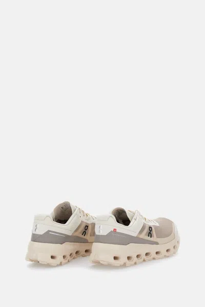 On Running Breathable Cream Dessert Sneakers With Missigrip Sole In Multi