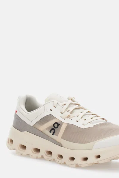 On Running Breathable Cream Dessert Sneakers With Missigrip Sole In Multi