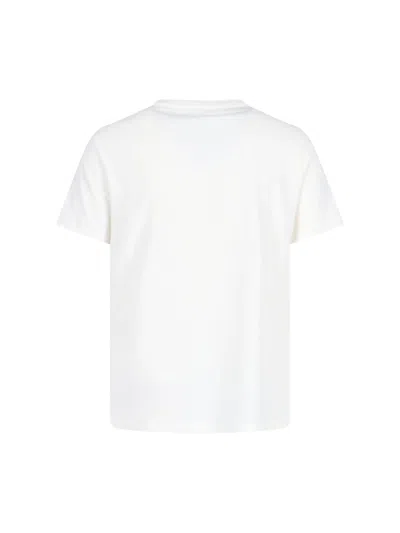 Apc Logo T-shirt In Neutral