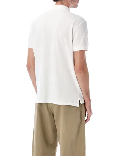 Polo Ralph Lauren Cotton Polo Shirt With Frontal Embroidered Logo In White