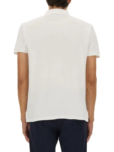 Polo Ralph Lauren Cotton Polo Shirt With Frontal Embroidered Logo In White