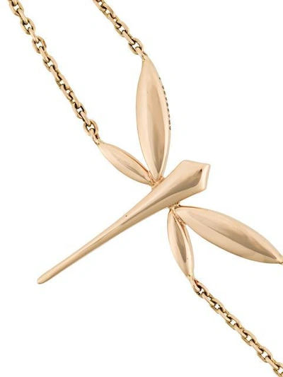 Shop Anapsara 18kt Rose Gold Dragonfly Chain Bracelet In Metallic