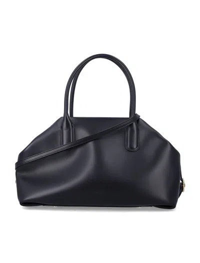 Themoirè Tallia Trank Medium Shoulder Bag In Black