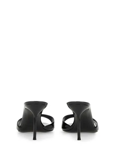 Paris Texas Patent Leather Lidia Mules 70 In Black