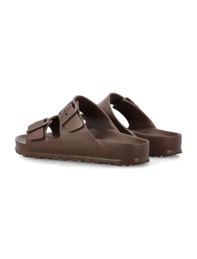 Birkenstock Arizona Essentials Slide Sandal In Brown