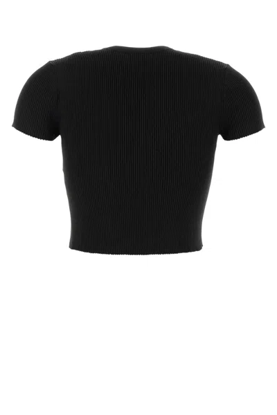 Givenchy Women Black Polyester T-shirt In Black