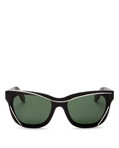Shop Givenchy Wire Sunglasses, 55mm In Black