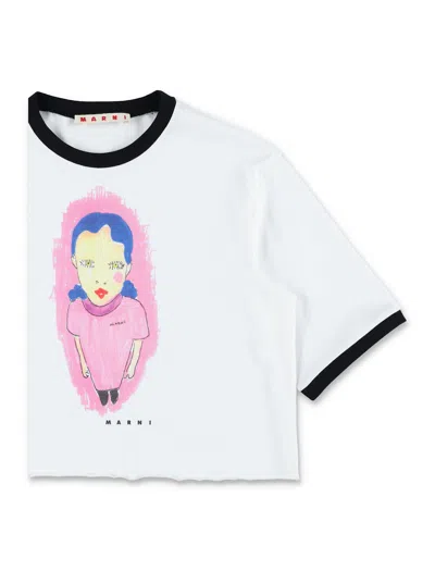 Marni Graphic-print T-shirt In White