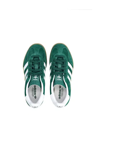 Adidas Originals Adidas Kids Gazelle Indoor Green Suede Sneakers In Multi