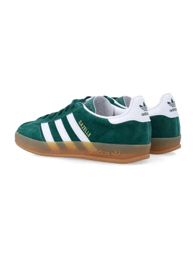 Adidas Originals Adidas Kids Gazelle Indoor Green Suede Sneakers In Multi