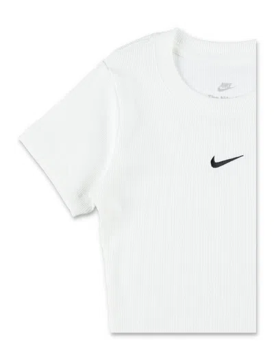 Nike Cropped Tee In White