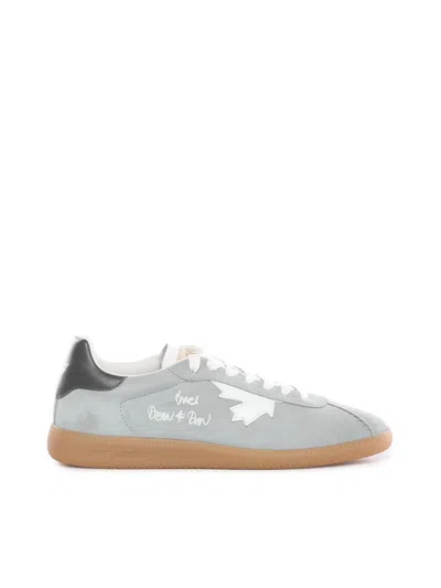 Dsquared2 Rebels Suede Sneakers In Blue