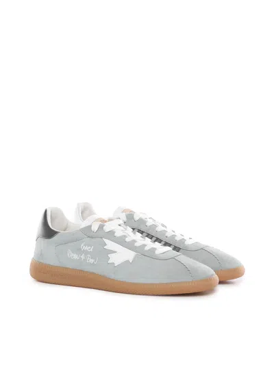 Dsquared2 Rebels Suede Sneakers In Blue