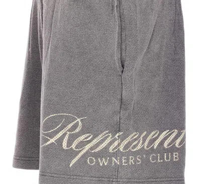 Represent Bermuda Owners Club Script In Gray