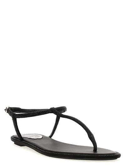 René Caovilla Rene Caovilla Elegant Flats For The Modern Woman In Black