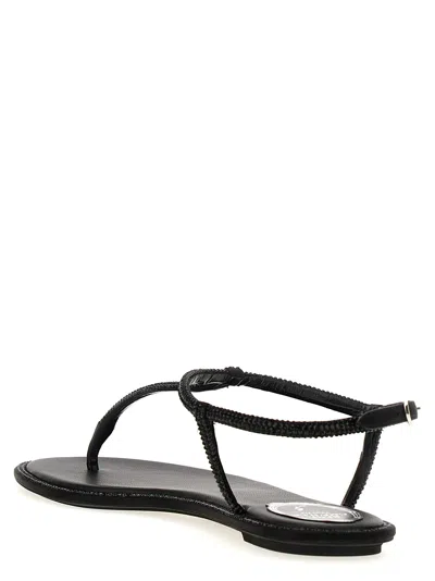 René Caovilla Rene Caovilla Elegant Flats For The Modern Woman In Black