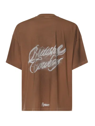 Represent Dusty Brown Jersey British Cowboys T-shirt In Brown