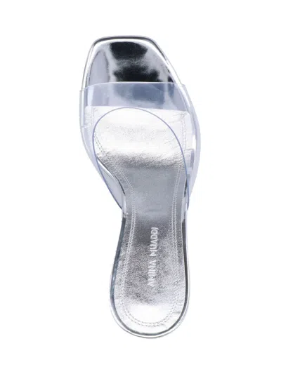 Amina Muaddi Women Lupita Glass Sandals In Multi