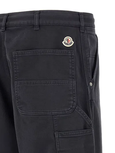 Moncler Cargo Pants In Black
