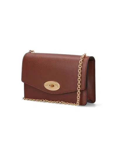 Mulberry Small Darley Daisy Crossbody Bag In Brown