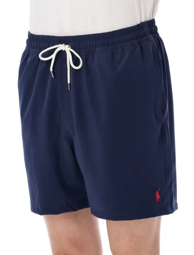 Polo Ralph Lauren Traveler Classic Swim Trunks In Blue