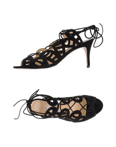 Shop Bionda Castana Sandals In Black