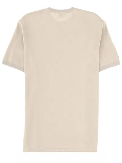 Aspesi Crew Neck Short Sleeve T-shirt In Multi