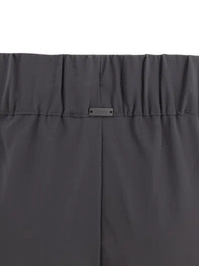 Herno Drawstring Panelled Trousers In Blue