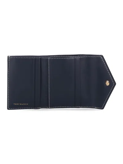 Tory Burch T Monogram Envelope Small Wallet Tory Navy In Multi