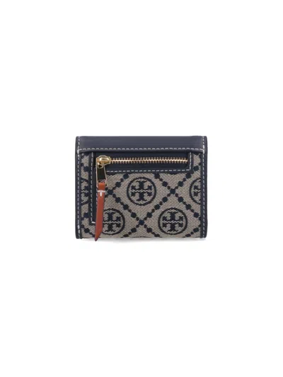 Tory Burch T Monogram Envelope Small Wallet Tory Navy In Multi