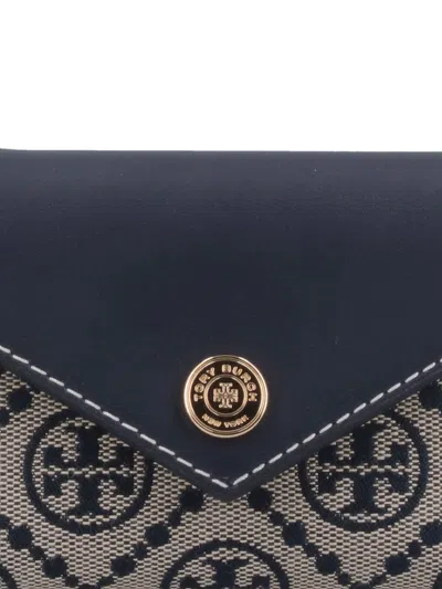 Tory Burch T Monogram Envelope Small Wallet Tory Navy In Multi